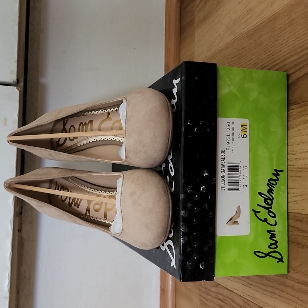 New - Sam Edelman Suede Chunky Heel